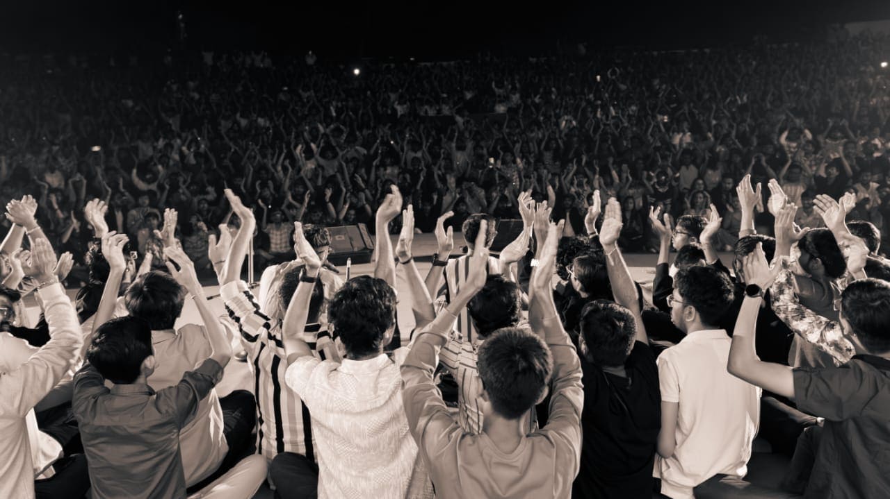 Concert crowd